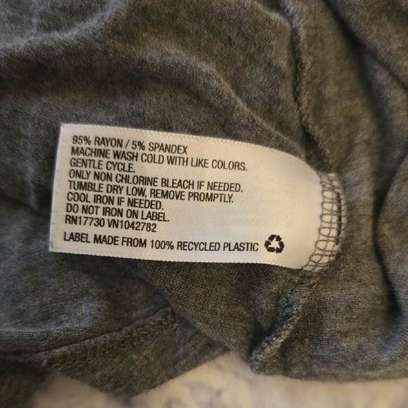 Ava & Viv Charcoal Tank Top - Picture 4 of 5